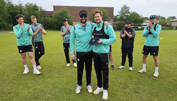 100th cap for Barry McCarthy (CricketEurope)