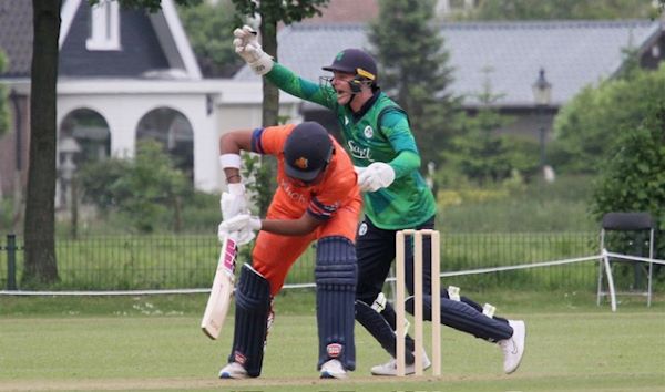 Lbw shout against Vikram Singh (CricketEurope)