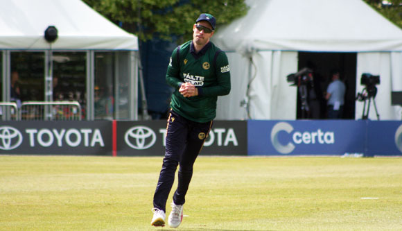 George Dockrell takes the catch to remove Lewis (CricketEurope)