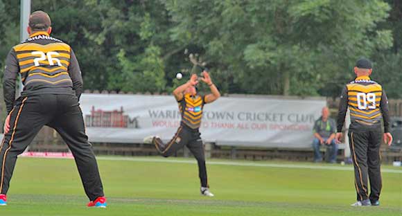 A life for Kirkpatrick as the catch is put down at mid off (CricketEurope)