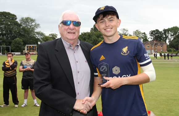 Bangor's Sam McMillan was Player of the Match (CricketEurope)