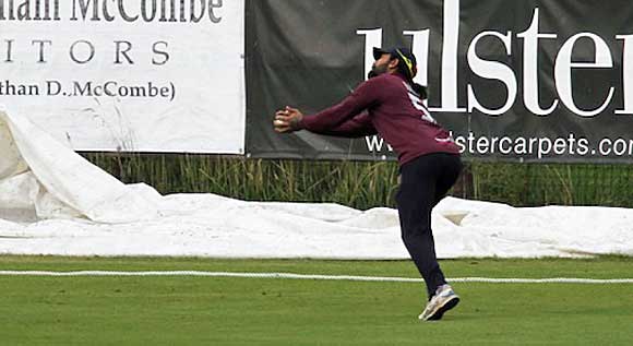 Raut takes a fine catch to end Rock's innings (CricketEurope)