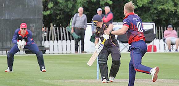 This one beats Carmichael outside the off stump (CricketEurope)