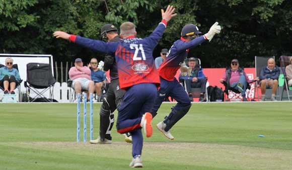 Waringstown appeal confidently for the stumping ... (CricketEurope)