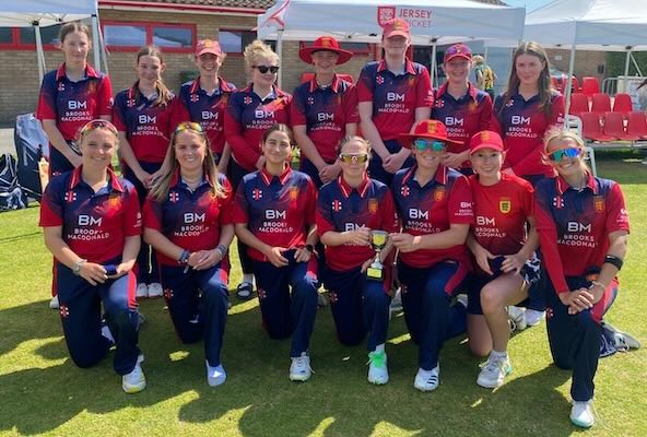 Jersey's team in today's Women's Inter-Insular