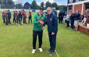 Matthew Humphreys gets the Man-of-the-Match award