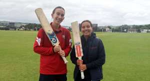 Orla Prendergast and Amy Hunter shared a century partnership