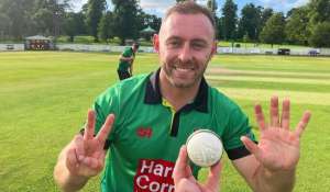 Seven wickets for Ross Adair