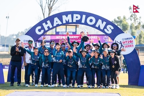 Thailand celebrate their tournament victory