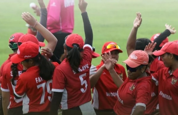 Indonesia celebrate their win