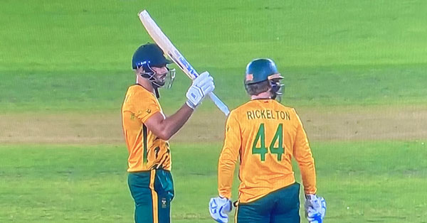 Markram celebrates his century