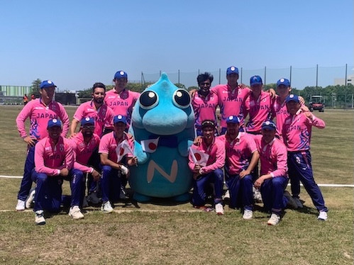 Japan players during the tournament