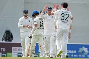 Mark Adair took five wickets to put Ireland on top after Day One of their Test against Afghanistan.