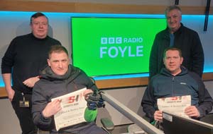 The draw was made fhe first round of the senior cups at BBC Radio Foyle