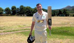 Neil Whitworth scored 118 for the Grasshoppers on the opening match of their tour of South Africa