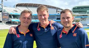 The Tector brothers playing for MCC at Lord's