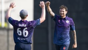 Lyle Robertson took six wickets on debut